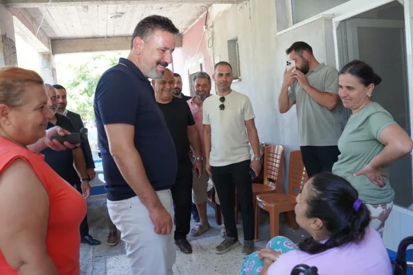 Başkan Üstün’den ihtiyaç sahibi aileye destek