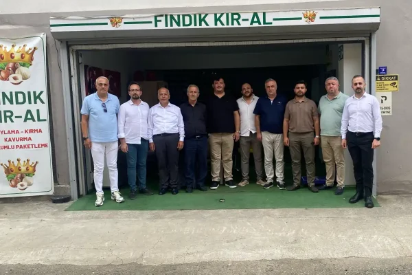 Artvin Ticaret Borsasından fındık üretim tesisine ziyaret