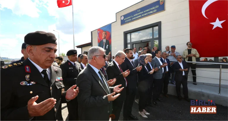 Aksaray Otoyol Jandarma Komutanlığı Hizmet Binası Açıldı