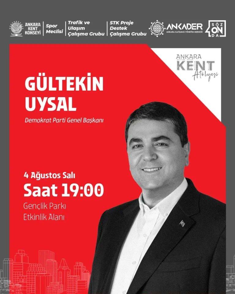 AKK “SözOnda Deneyim Paylaşım Platformu” söyleşilerinde Demokrat Parti Genel Başkanı Uysal’ı ağırlayacak