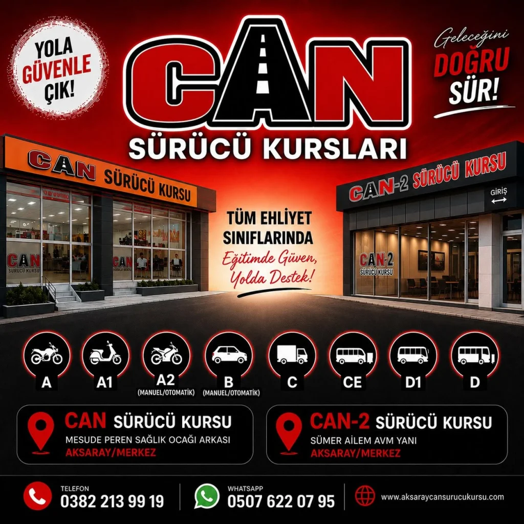 Can Sürücü Kursu | Aksaray