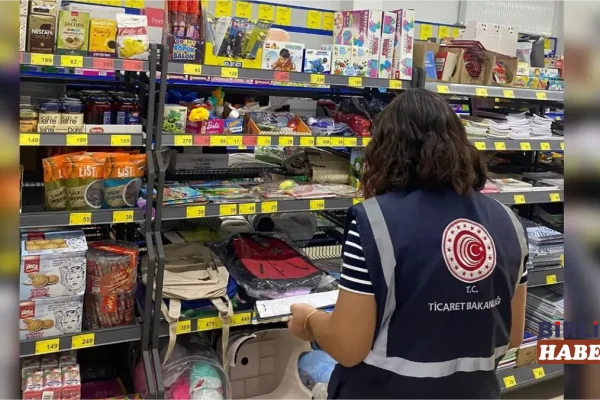 Aksaray Ticaret İl Müdürlüğü’nden kırtasiye denetimi