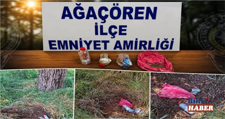Ağaçören’de Yasaklı Madde Operasyonu: Gizlenmiş Malzemeler Ele Geçirildi