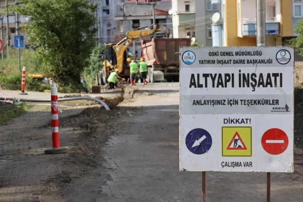Ordu Altınordu’da 40 yıllık içme suyu hatları yenileniyor