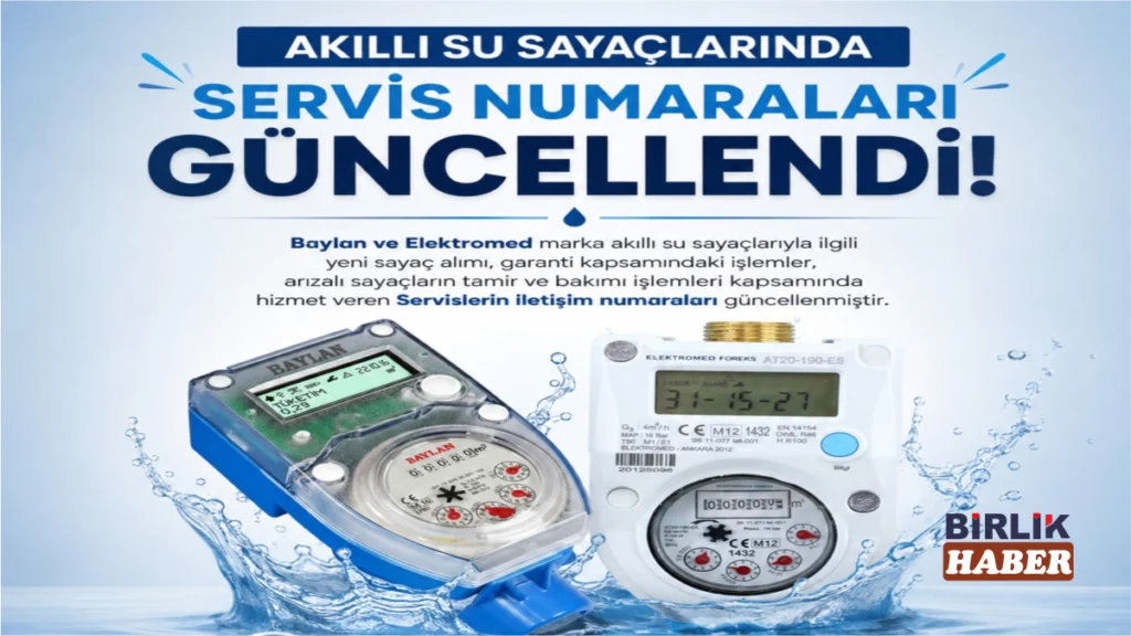 Aksaray Belediyesi Sayaç Servis Numaralarını Güncelledi