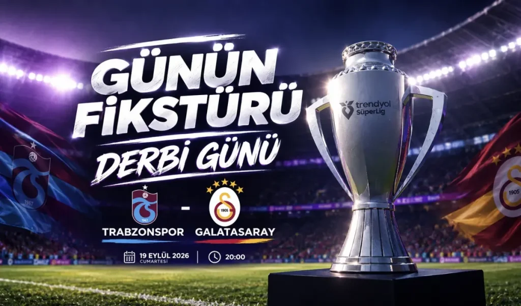 Süper Lig’de günün fikstürü: Trabzonspor-Galatasaray