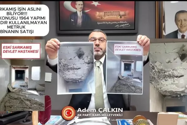Milletvekili Adem Çalkın’dan Sarıkamış hastane binası tartışmalarına yanıt