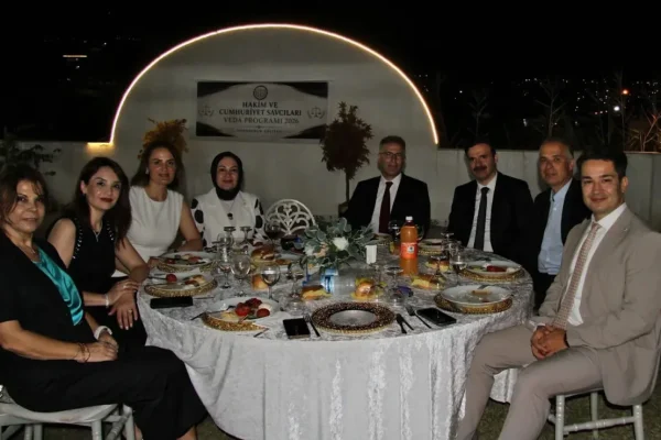 Başsavcı Ünalan ve yargı mensuplarına veda programı