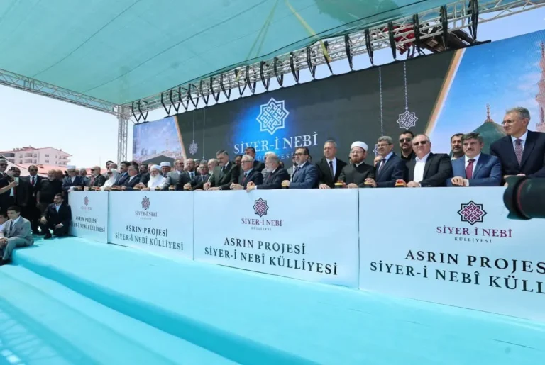 Siyer-i Nebi Külliyesi’nin temeli, dualar eşliğinde atıldı