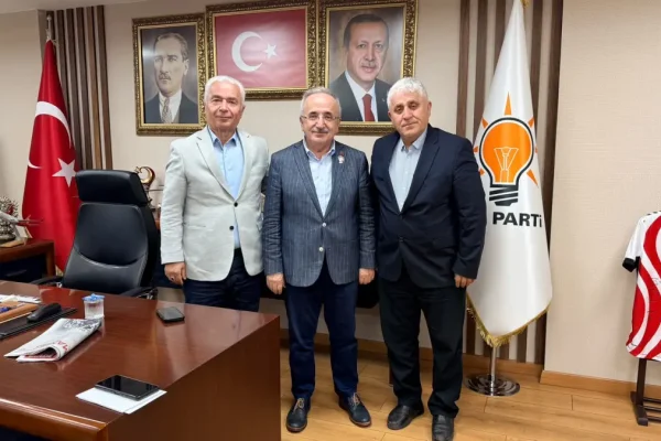 Türkiye Karate Federasyonu Heyetinden AK Parti İl Başkanı Mehmet Köse’ye ziyaret