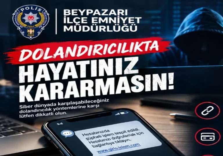 Beypazarı’nda 117 dolandırıcılık olayı yaşandı, emniyet müdür uyardı