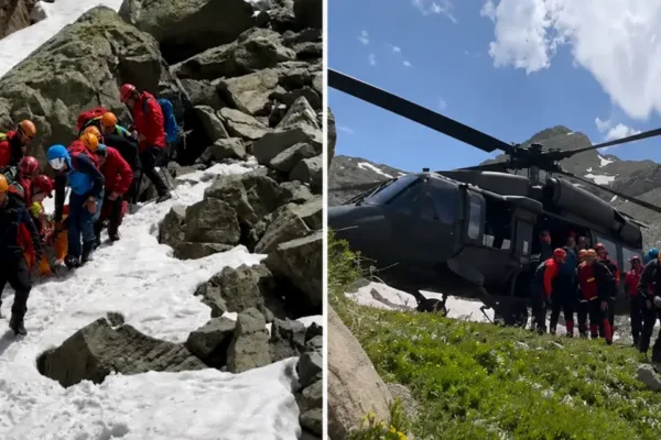 Jandarma helikopteri Rize’de yaralı vatandaş için havalandı