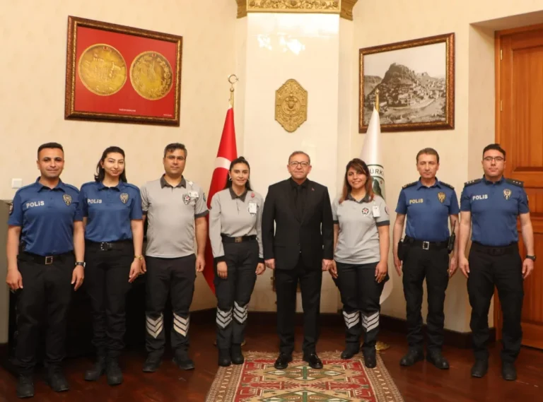 Vali Ziya Polat, Özel Güvenlik Haftası dolayısıyla heyeti kabul rtti