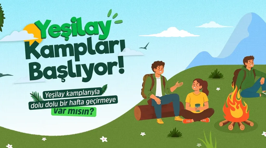 Yeşilay’dan yaz boyu ücretsiz kamp fırsatı