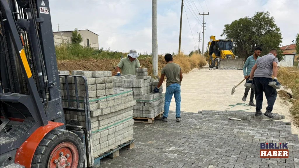 Gücünkaya Köyü’nde 29 bin 500 metrekarelik yol çalışması başladı