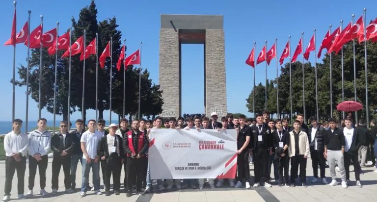 Beypazarı Gençlik ve Spor Müdürlüğü, Gençleri Çanakkale gazisine gönderdi