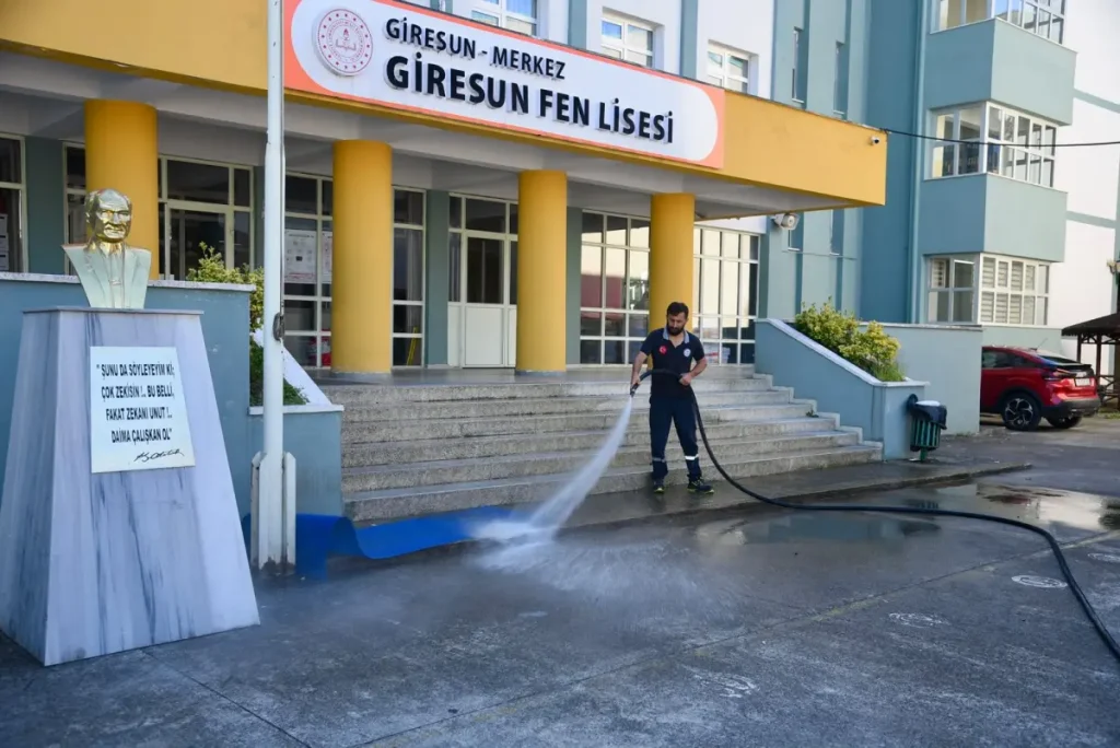 Giresun’da okullar yeni döneme hazırlanıyor