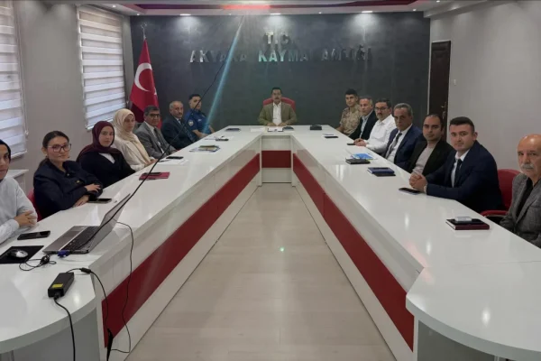 Akyaka’da kurum amirleri toplantısı gerçekleştirildi