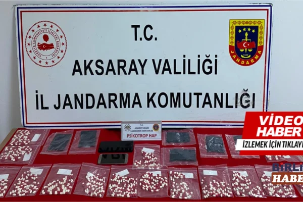 Aksaray’da 1120 Sentetik Hap Ele Geçirildi