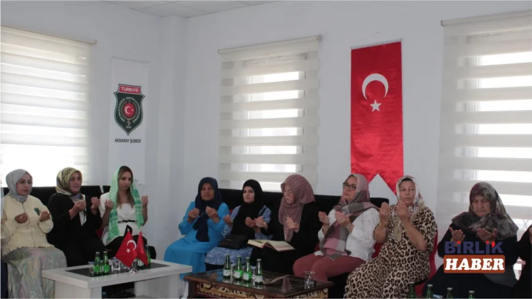 Aksaray’da Aziz Şehitler İçin Mevlid Programı Düzenlendi