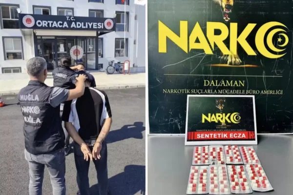 Antalya’dan Dalaman’a Otobüsle uyuşturucu getiren 2 şüpheli yakalandı