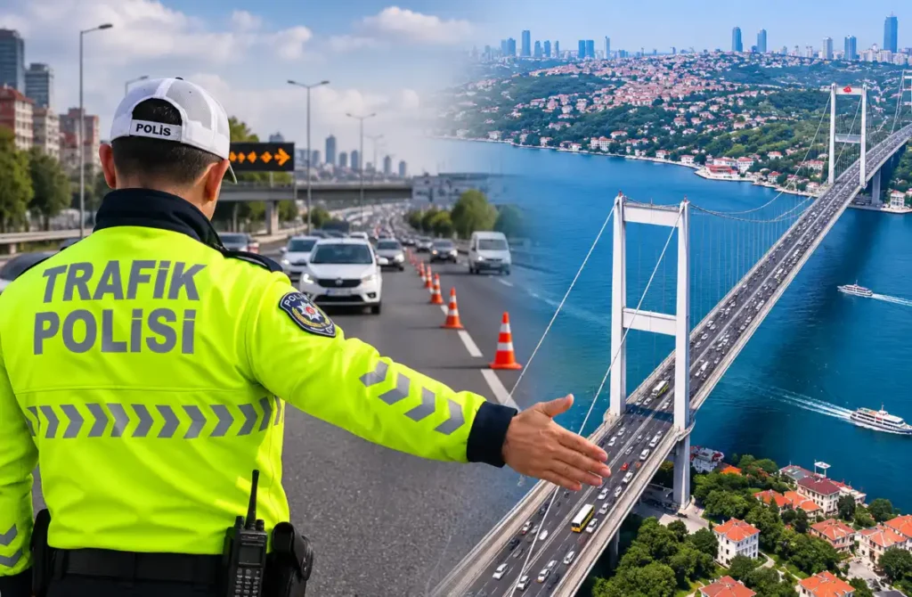 İstanbul’da 15 Temmuz Şehitler Köprüsü yönünde gece saatlerinde trafik düzenlemesi