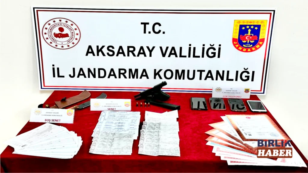 Aksaray’da Tefecilik Operasyonu: 3 Şüpheli Yakalandı