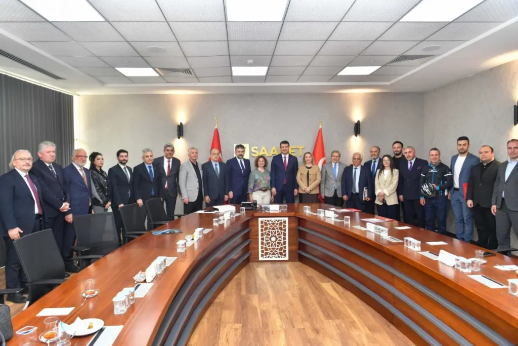 AKK Başkanı Yılmaz Saadet Partisi Genel Başkanı Arıkan’ı ziyaret etti