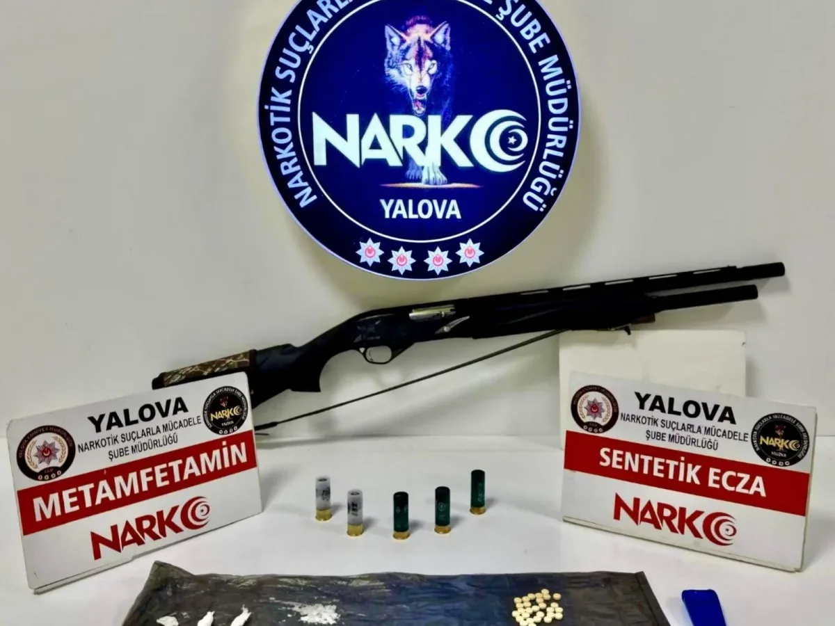 Yalova’da uyuşturucu operasyonu: 1 tutuklama, 1 firari hükümlü yakalandı