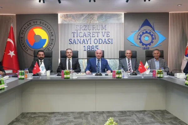 Duhok Ticaret ve Sanayi Odası ile IKBY heyetinden ETSO’ya ziyaret