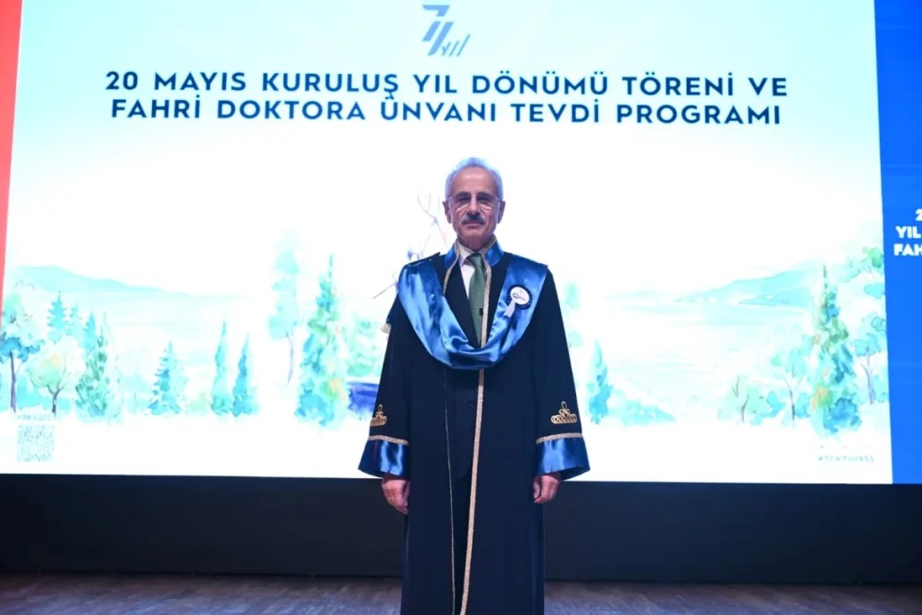 KTÜ’den Bakan Uraloğlu’na Fahri Doktora Ünvanı