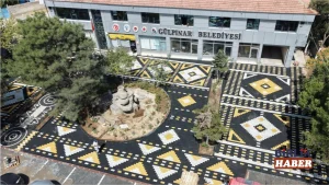 Gülpınar’da Belediye Hizmet Binası Önü Yenilendi