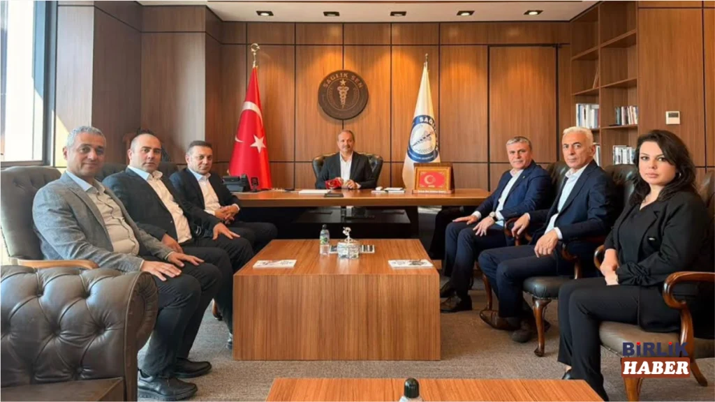Sağlık-Sen Aksaray’dan Genel Başkan Doğan’a ziyaret
