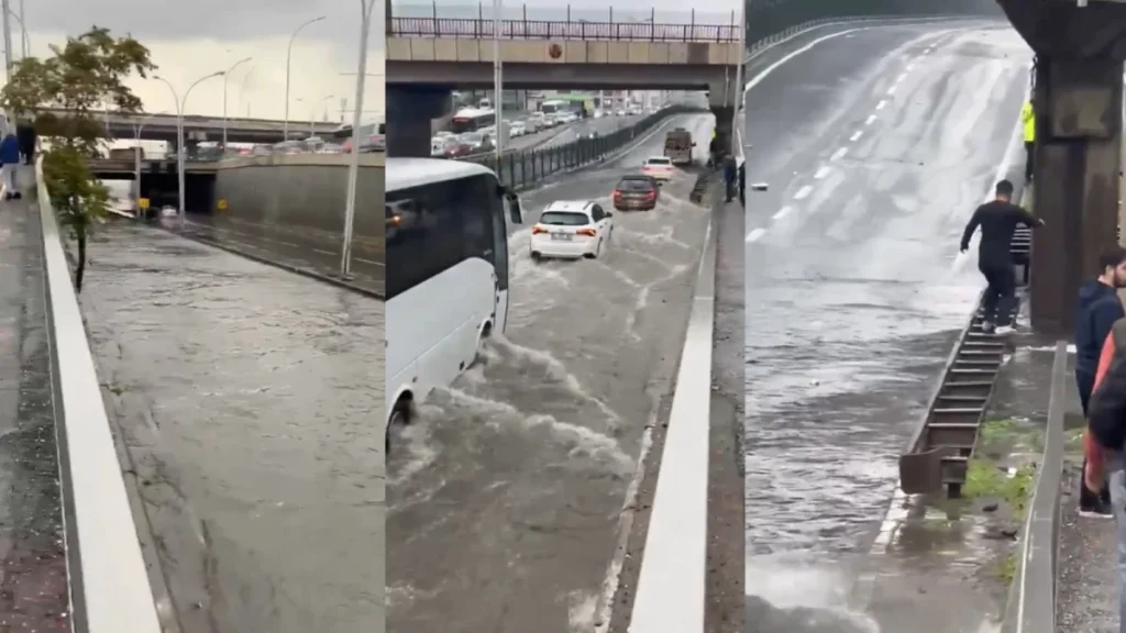 Diyarbakır’da sağanak ulaşımı felç etti: Alt geçitler ve iş yerleri su altında kaldı