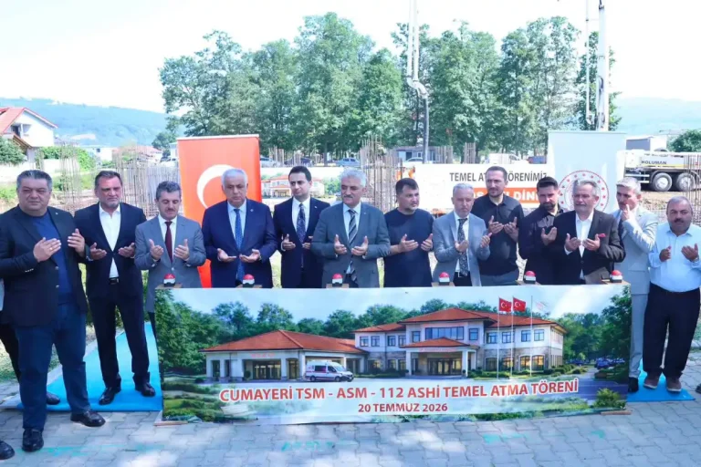 Cumayeri “Entegre Sağlık Tesisi” temeli törenle atıldı