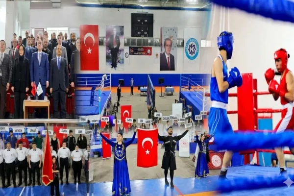 Kars’ta yumruklar konuşuyor: 373 sporcu ringde ter döktü
