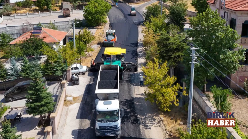 Yuva Köyü’nde BSK asfalt çalışması başladı
