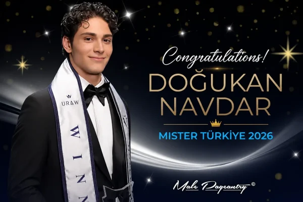Doğukan Navdar Mister Türkiye 2026 ünvanının sahibi oldu