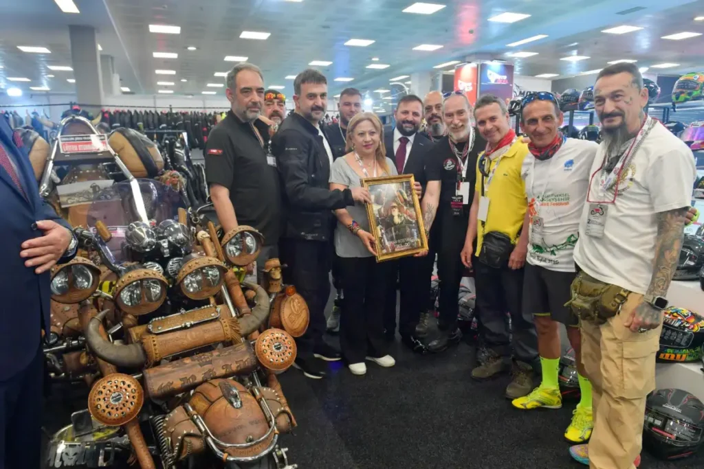 AKK Başkanı Halil İbrahim Yılmaz Motobıex’26 Ankara 2. Motosiklet-Bisiklet Endüstri ve Aksesuarları Fuarı’nı ziyaret etti