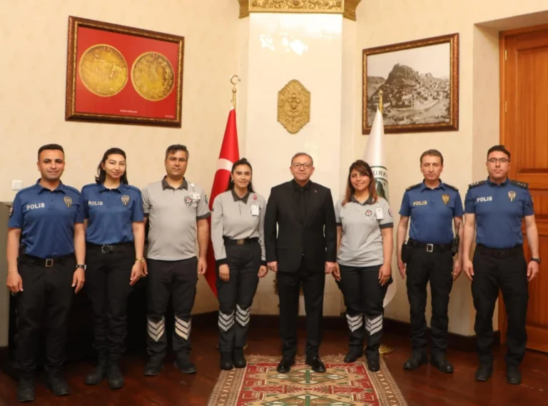 Vali Ziya Polat, Özel Güvenlik Haftası dolayısıyla heyeti kabul rtti