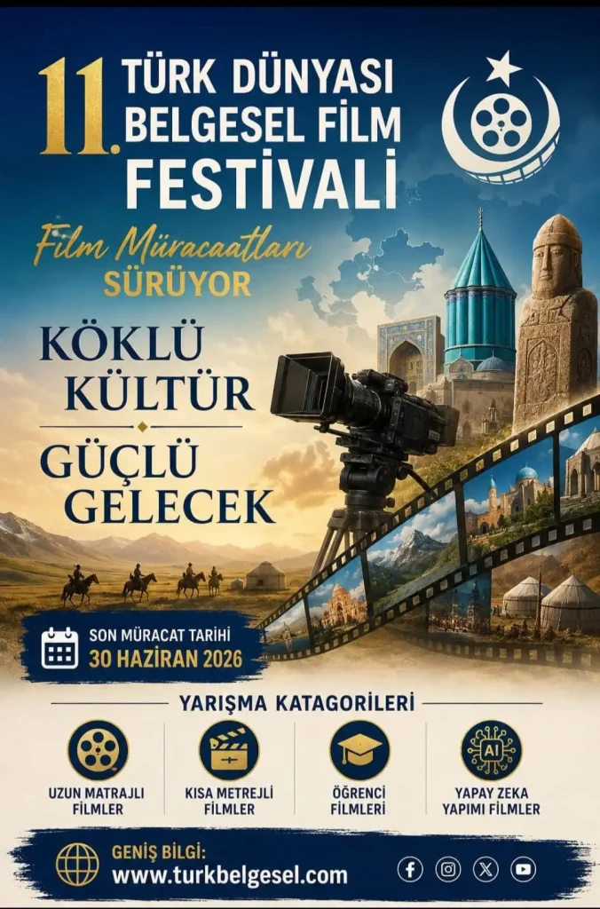Türk Dünyası 11.belgesel Film Festivali başvuruları devam ediyor