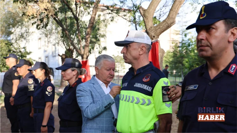 Aksaray Jandarmada rütbe heyecanı!