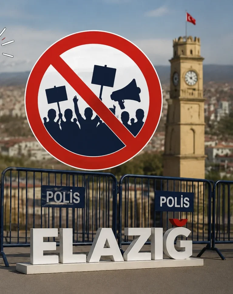 Elazığ’da bazı eylem ve etkinlikler 14 gün süreyle yasaklandı