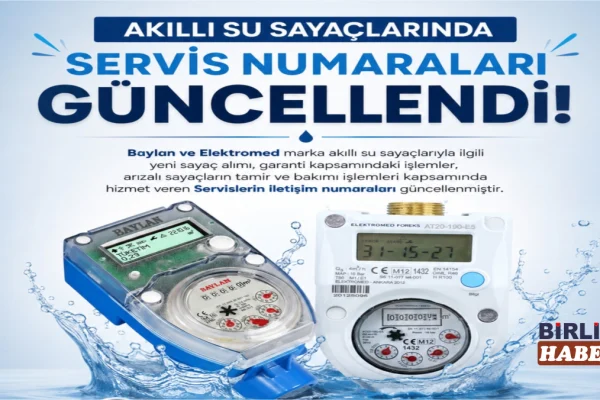 Aksaray Belediyesi Sayaç Servis Numaralarını Güncelledi