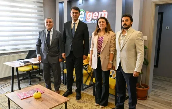 Uşak Valisi TİMBİR Uşak Bölge Başkanlığını ziyaret etti