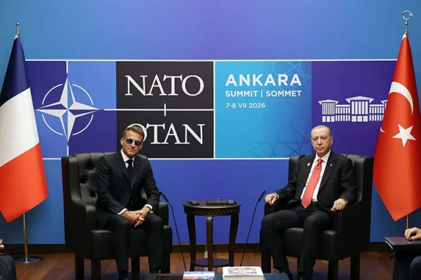 Cumhurbaşkanı Erdoğan, Fransa Cumhurbaşkanı Macron ile görüştü