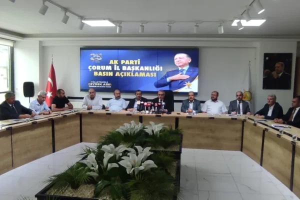 AK Parti’de 25 yıllık yolculuk: Çorum’dan “Türkiye Geleceğe Hazır”