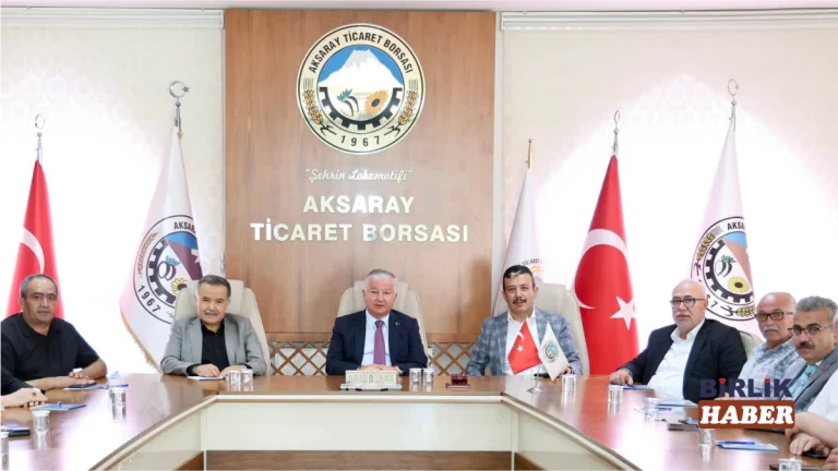 Aksaray Ticaret Borsası’nda hasat gündemi masaya yatırıldı