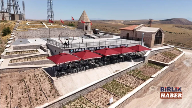 Aksaray II. Kılıçarslan Kasrı Sosyal Tesisi Hizmete Açıldı