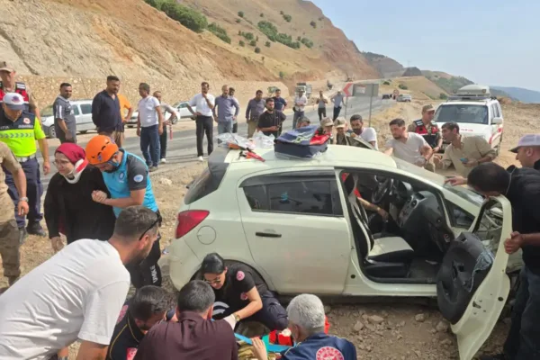 Bingöl-Erzurum kara yolunda trafik kazası: 3 yaralı